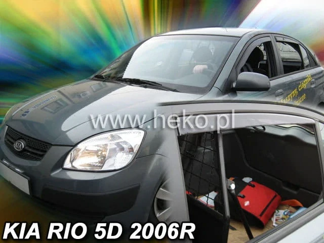Ofuky oken Kia Rio 2005-2011, htb, + zadní