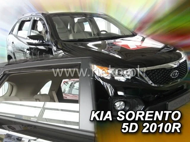 Ofuky oken Kia Sorento 2009-2015, + zadní