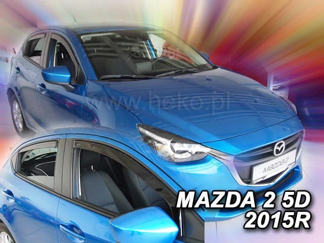 Ofuky oken Mazda 2 2014-2021, + zadní