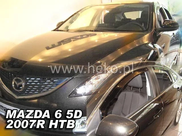 Ofuky oken Mazda 6 2007-2013, htb, + zadní