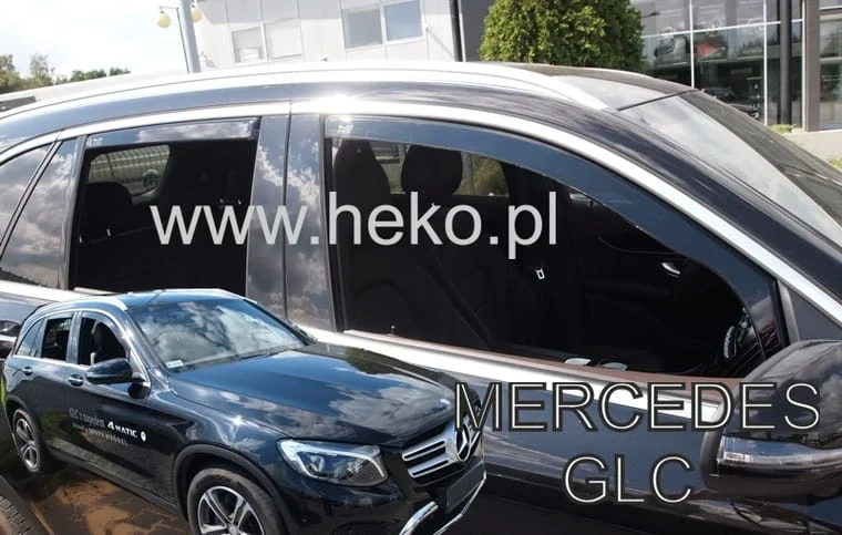 Ofuky oken Mercedes GLC-Class X253 2016-2022, 5 dveří, + zadní