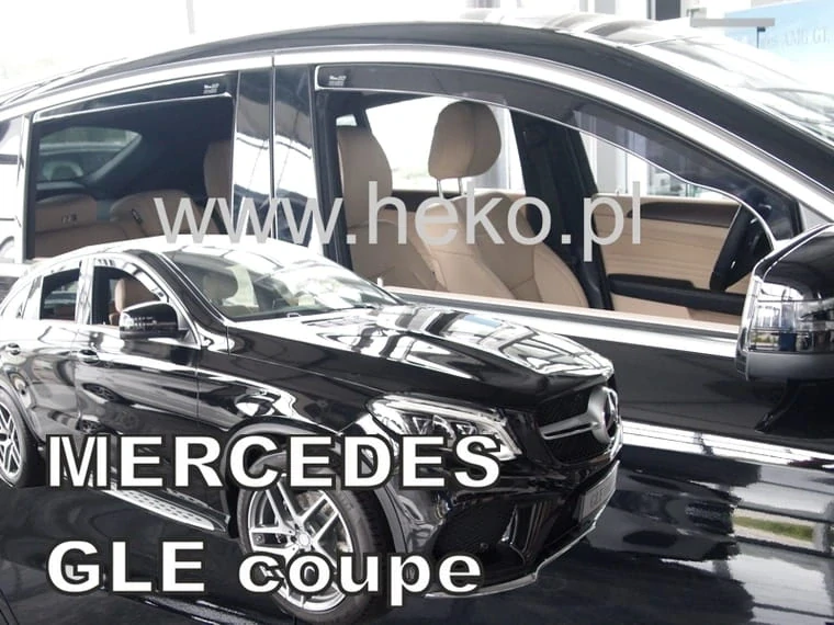 Ofuky oken Mercedes GLE-Class 2016-2019, C292, + zadní