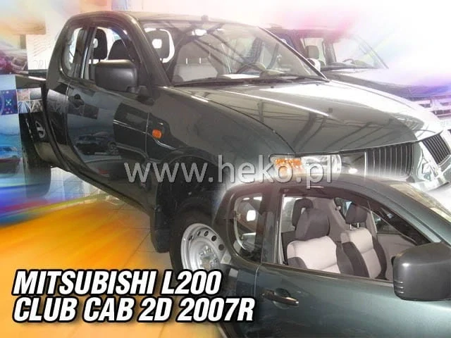 Ofuky oken Mitsubishi L200 2005-2015, 2 dveře, Club Cab