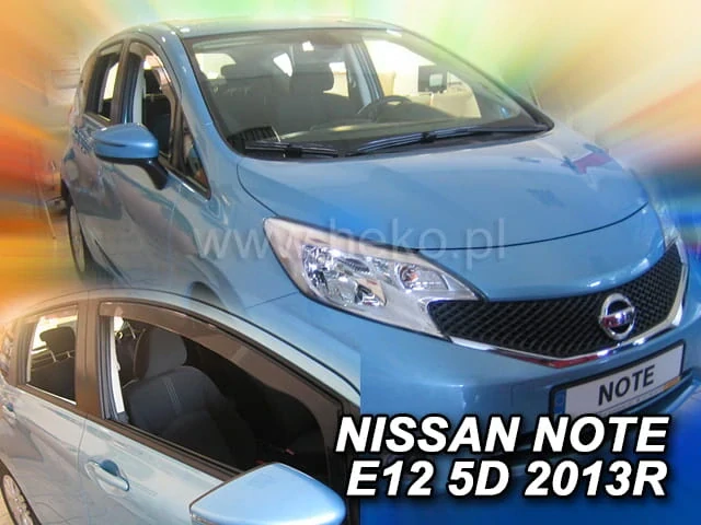 Ofuky oken Nissan Note 2012-2016, + zadní
