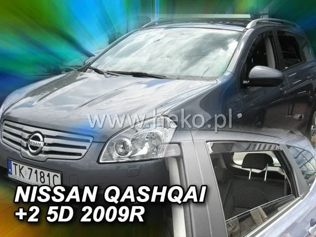 Ofuky oken Nissan Qashqai +2 2007-2014, + zadní