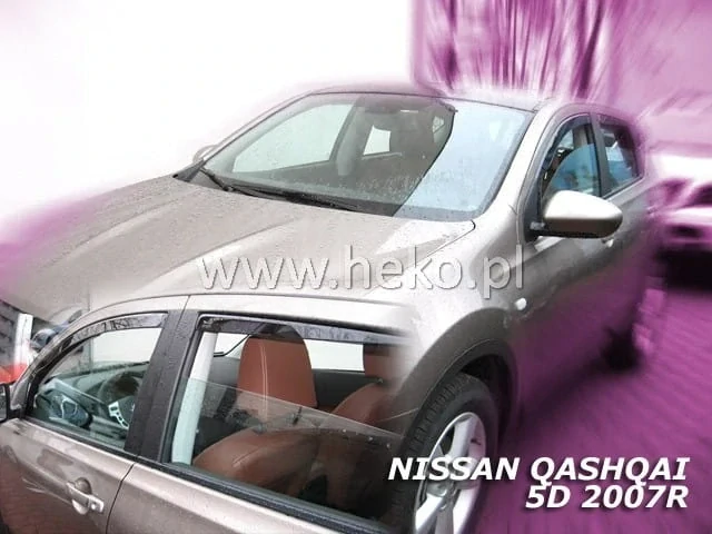 Ofuky oken Nissan Qashqai 2007-2013, + zadní
