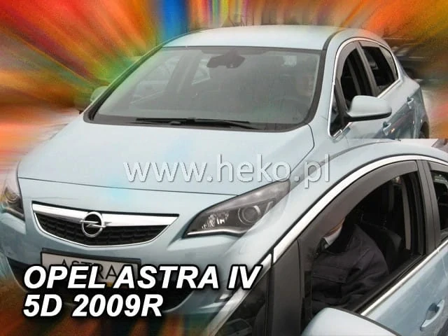 Ofuky oken Opel Astra J 2009-2020, + zadní