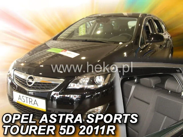 Ofuky oken Opel Astra J 2009-2015, combi, + zadní