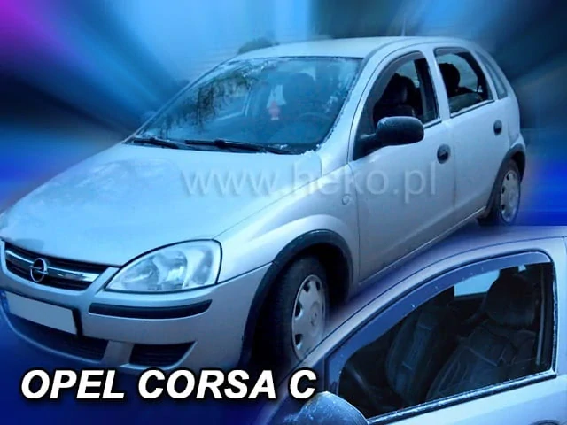 Ofuky oken Opel Corsa C 2000-2006, 5 dveří, + zadní
