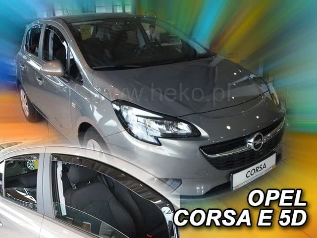 Ofuky oken Opel Corsa D 2006-2019, 5 dveří, + zadní