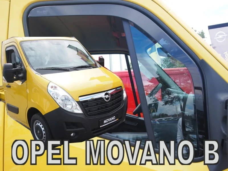 Ofuky oken Opel Movano 2010-2022, dlouhé, + zadní