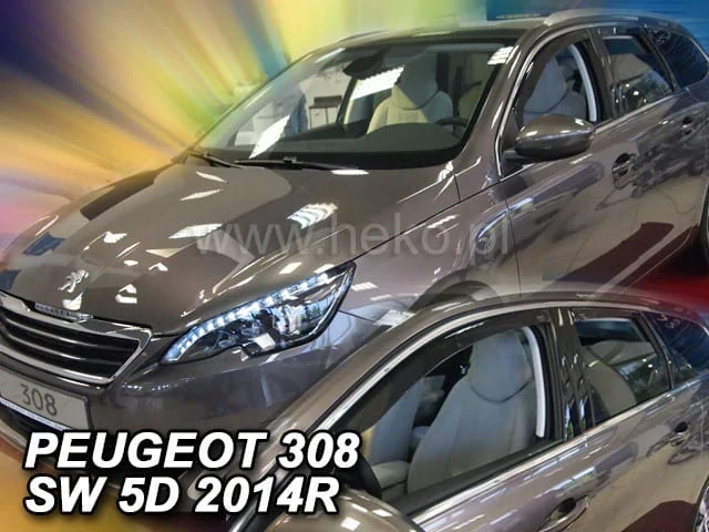 Ofuky oken Peugeot 308 2014-2021, combi, + zadní