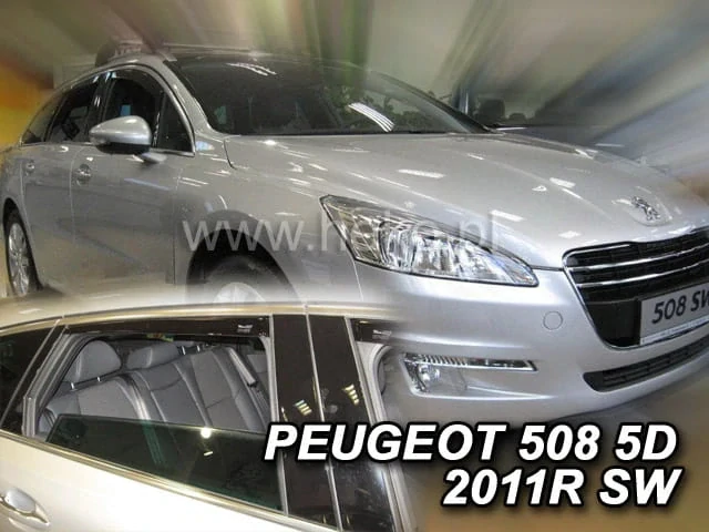 Ofuky oken Peugeot 508 2011-2018, combi, + zadní