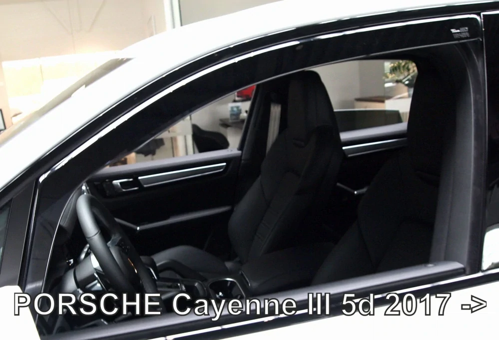 Ofuky oken Porsche Cayenne 2017-, + zadní