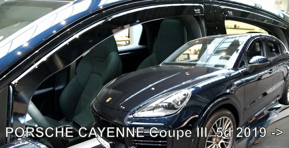 Ofuky oken Porsche Cayenne 2019-, + zadní