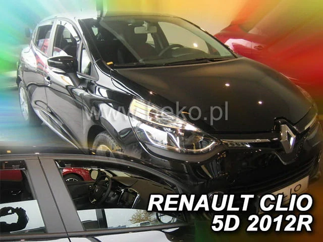 Ofuky oken Renault Clio 2012-2019, + zadní