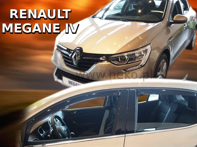 Ofuky oken Renault Megane IV 2016-2024, htb, + zadní