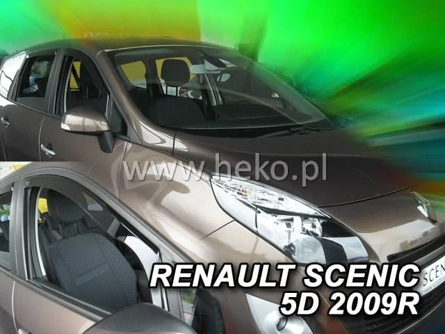 Ofuky oken Renault Scenic 2009-2016, + zadní