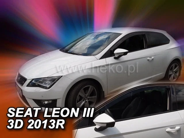 Ofuky oken Seat Leon 2012-2020, 3 dveře
