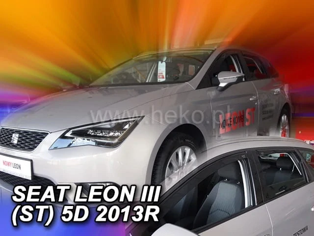 Ofuky oken Seat Leon 2014-2020, combi, + zadní