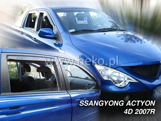 Ofuky oken SsangYong Actyon Sports 2006-2018, + zadní
