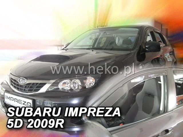 Ofuky oken Subaru Impreza 2007-2011, + zadní