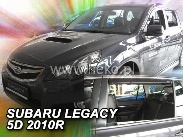 Ofuky oken Subaru Legacy 2009-2014, + zadní