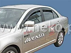 Ofuky oken Toyota Avensis 2003-2009, 4 i 5 dveří, sedan, liftback, + zadní