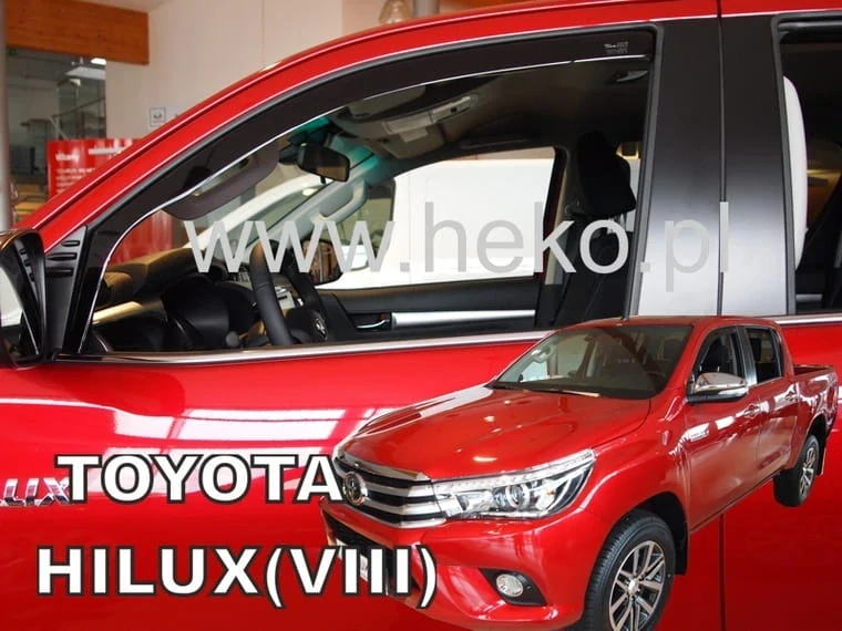 Ofuky oken Toyota Hilux 2005-2015, 4 dveře, + zadní