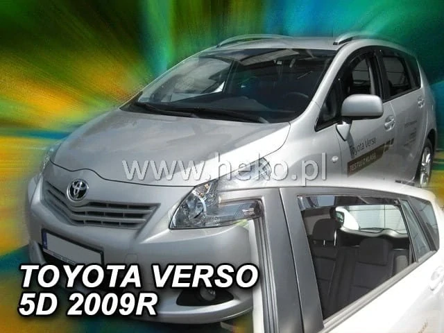 Ofuky oken Toyota Verso 2009-, 5 dveří, + zadní