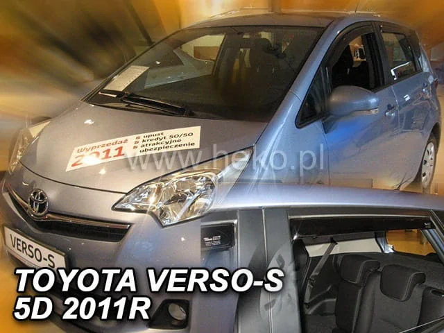 Ofuky oken Toyota Verso-S 2010, 5 dveří, + zadní