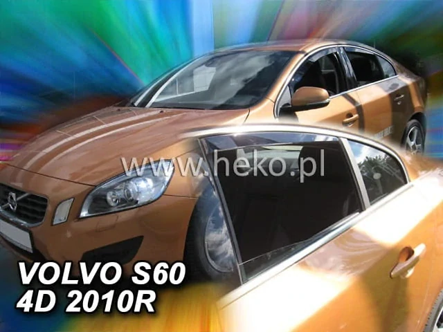 Ofuky oken Volvo S60 2010-2018, + zadní