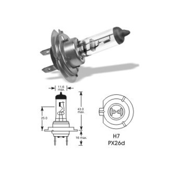 Autožárovky H7 OSRAM Silver 55W
