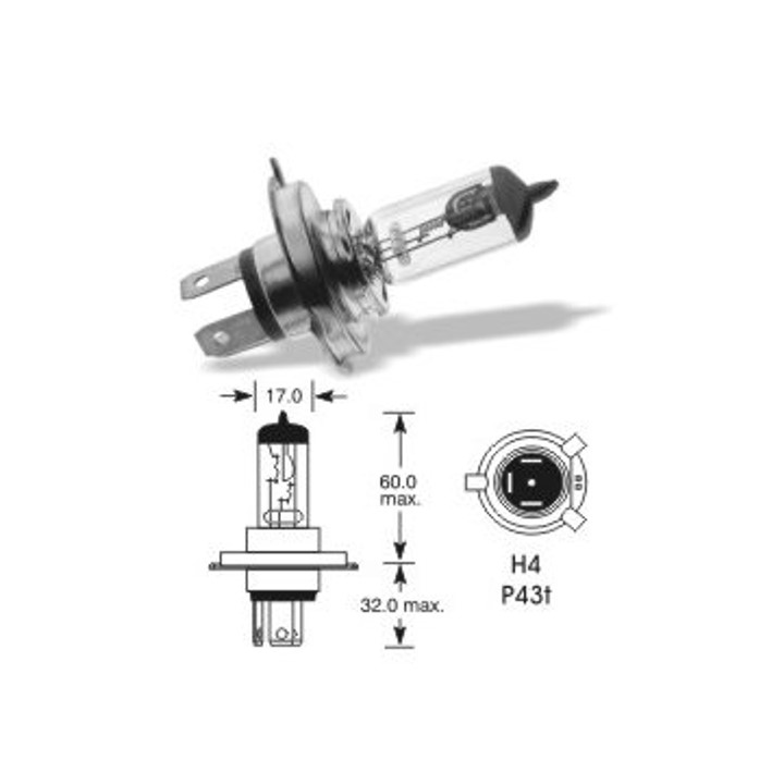 Autožárovky H4 OSRAM TruckstarPRO 75/70W -24V