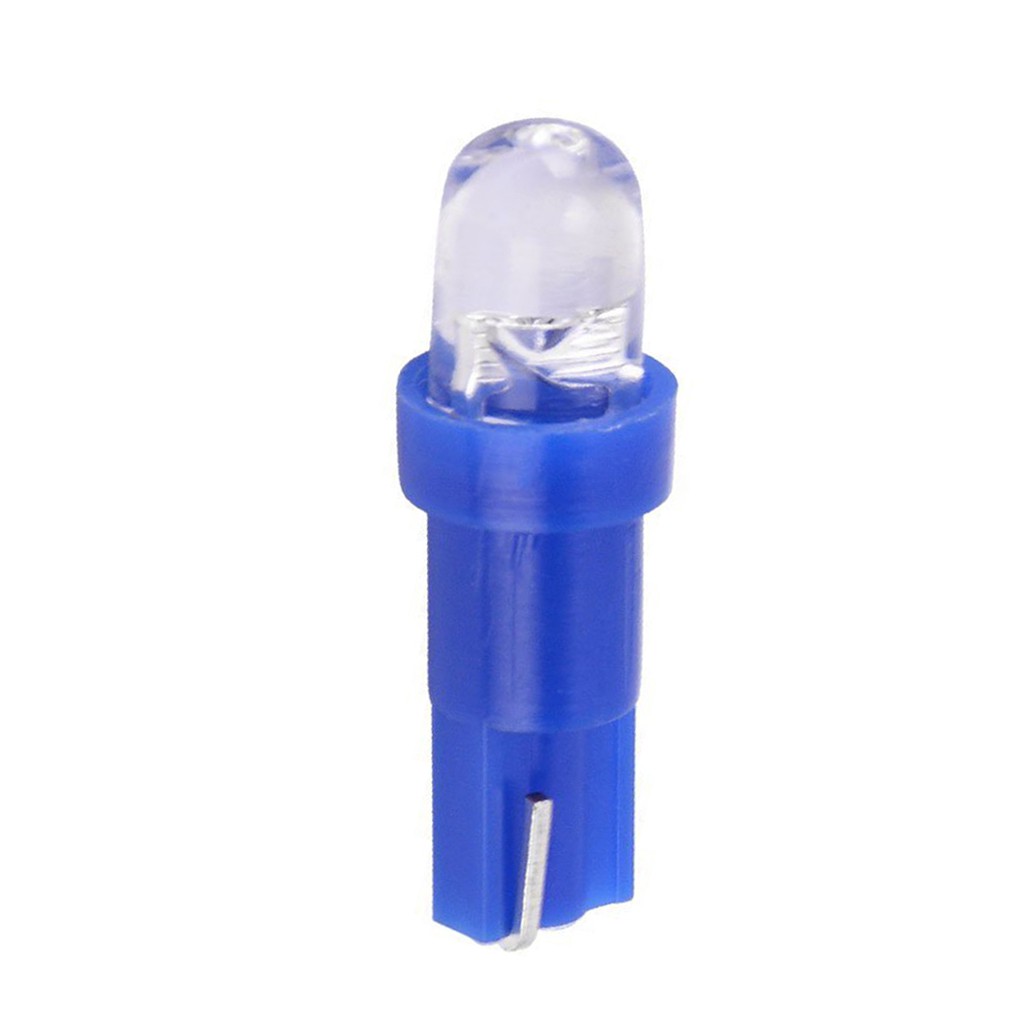 LED autožárovka modrá - osvětlení přístrojové desky, T5/12V/1,2W, sada 2ks
