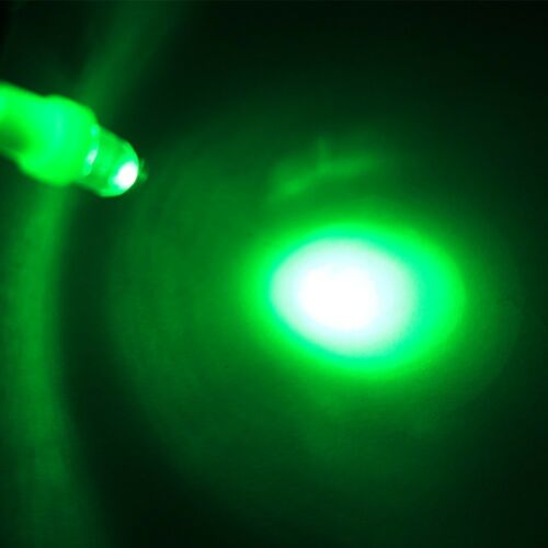 LED autožárovka zelená - osvětlení přístrojové desky, T5/12V/1,2W, sada 2ks
