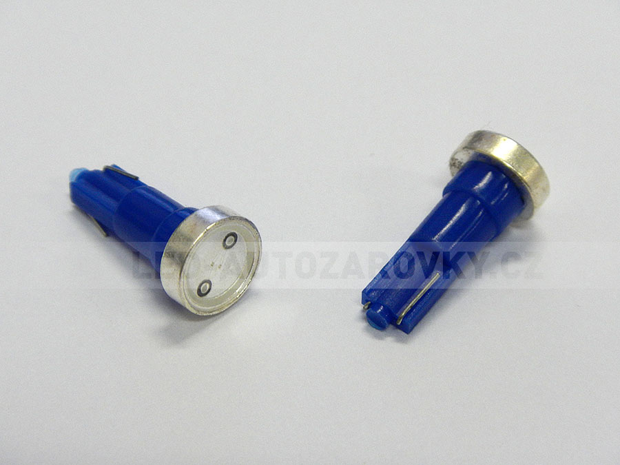 Osvětlení přístrojové desky POWER LED modrá, T5/12V/1,2W, sada 2ks
