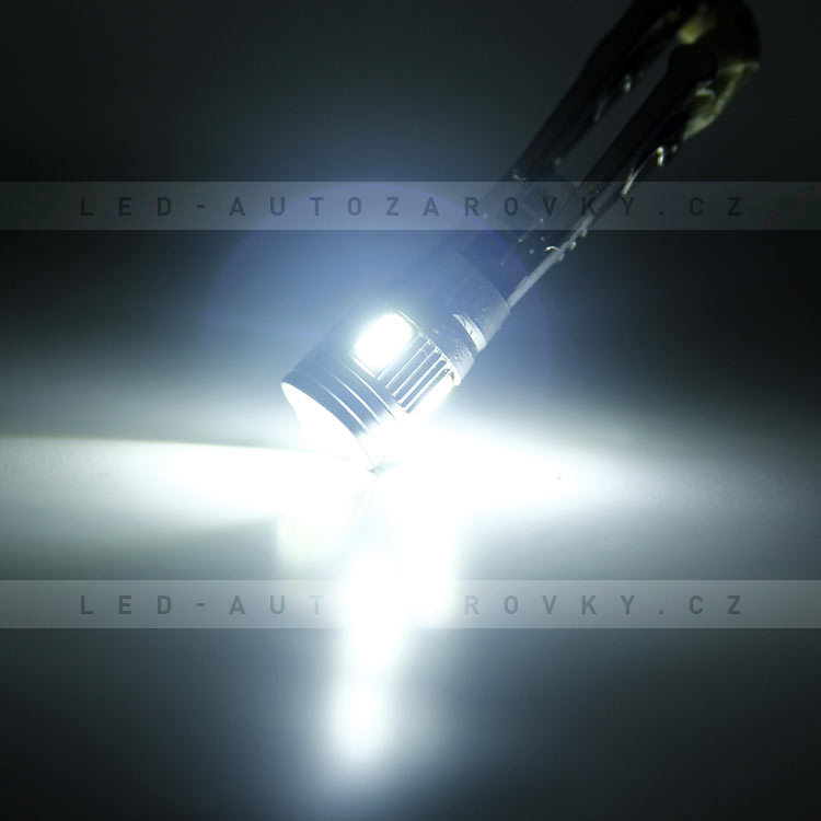 LED T10 (W5W), CAN-BUS, 6xSMD, bílé 1ks