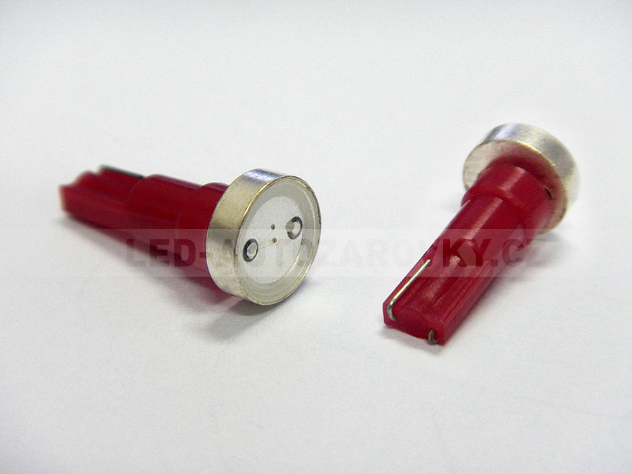 Osvětlení přístrojové desky POWER LED červená, T5/12V/1,2W, sada 2ks