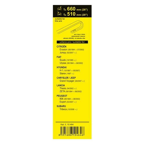 VÝPRODEJ: Stěrače FLAT SET 660+510mm