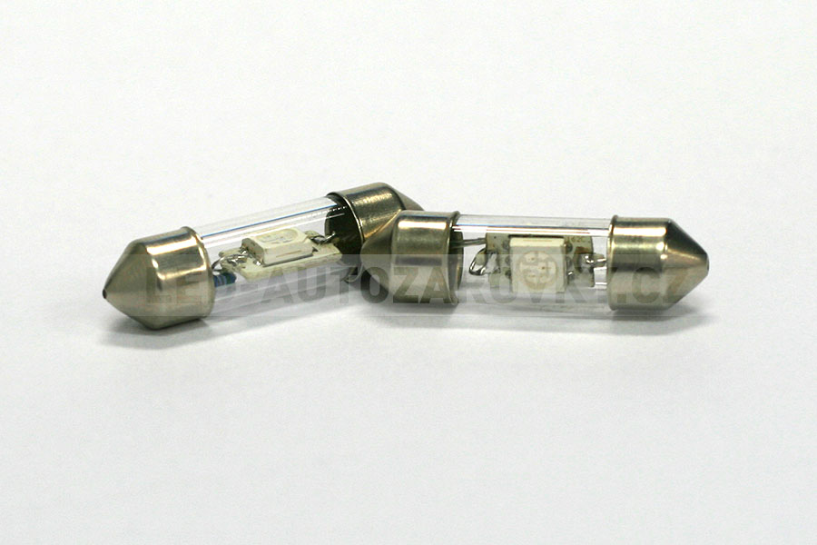 VÝPRODEJ: Sufitka zelená - Super Light, 1x SMD LED, 31mm 