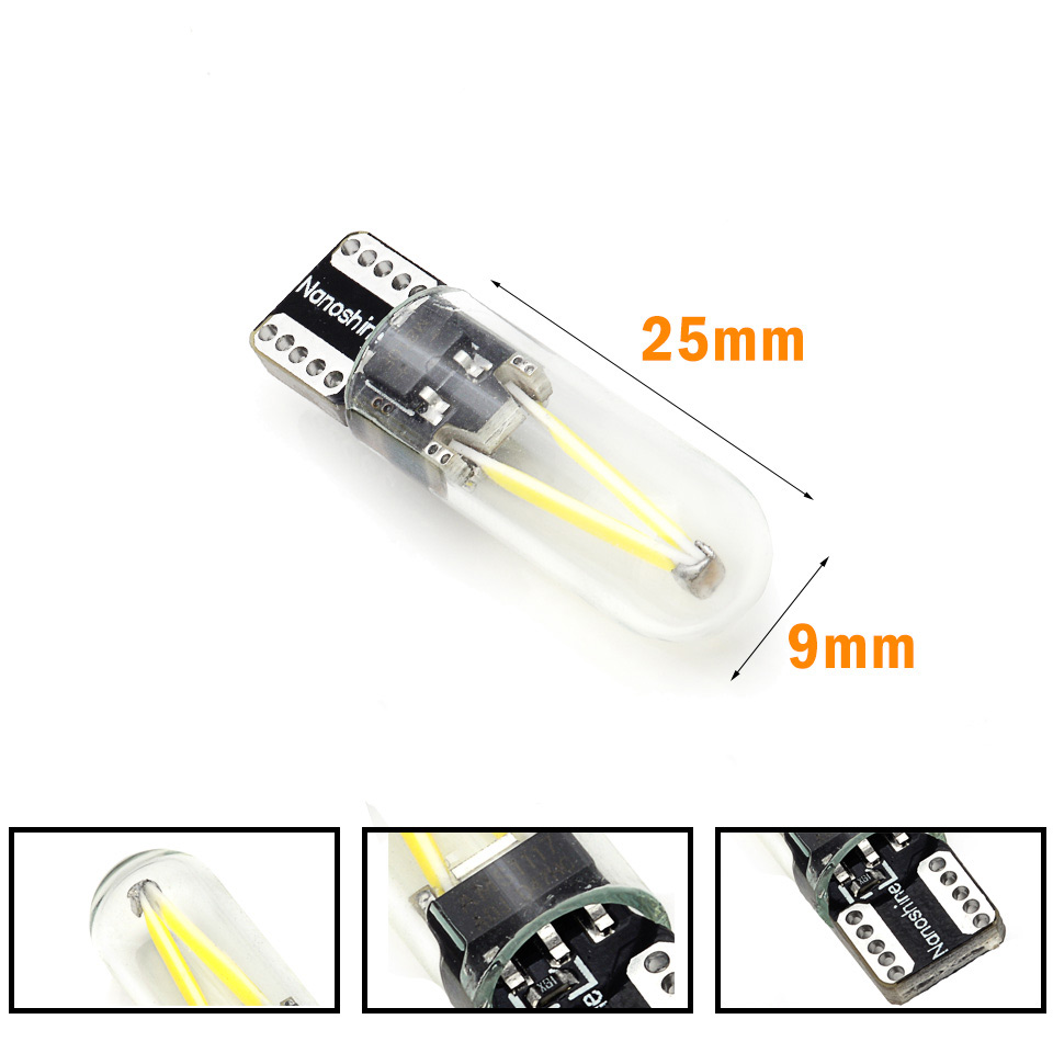 LED žárovka T10 filament, 1ks
