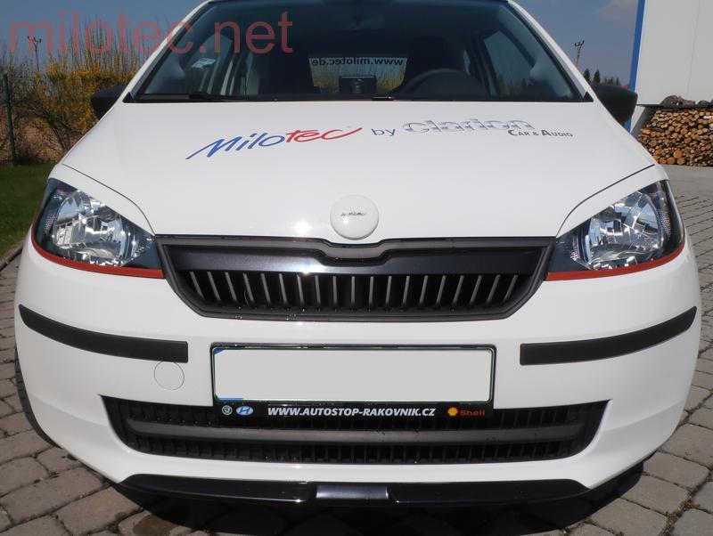 Kryty světlometů (mračítka), ABS černá metalíza - Škoda Citigo