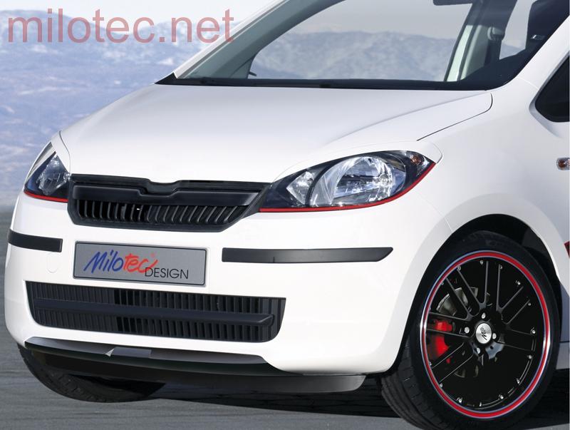 Přední spoiler, ABS černá metalíza - Škoda Citigo r.v. 12-16