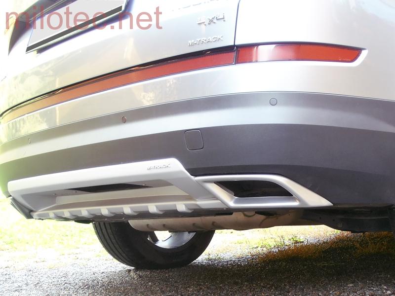 Dummy XL - koncovky výfuku, Alu Brush - Škoda Kodiaq