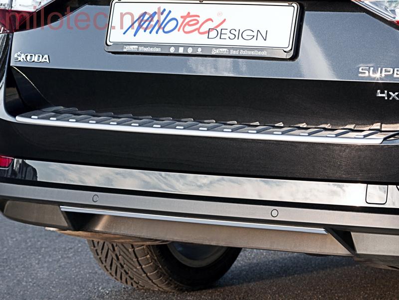 Lišta zadního nárazníku, Alu Brush - Škoda Superb III.