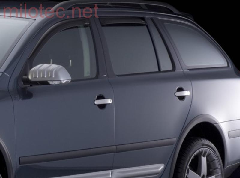 AKCE: Kryty klik plné, stříbrné matné (4ks velký díl) - Škoda Octavia II.
