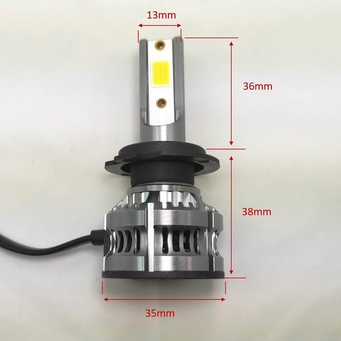 LED F2 Plus autožárovka H7 6500K 16000lm 2x40W 2xLED COB - sada 2ks