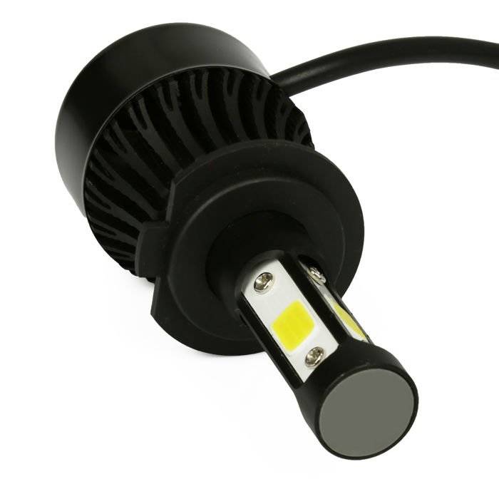 LED S4 autožárovka H7 COB canbus 16000lm 2x40W 6000K - sada 2ks