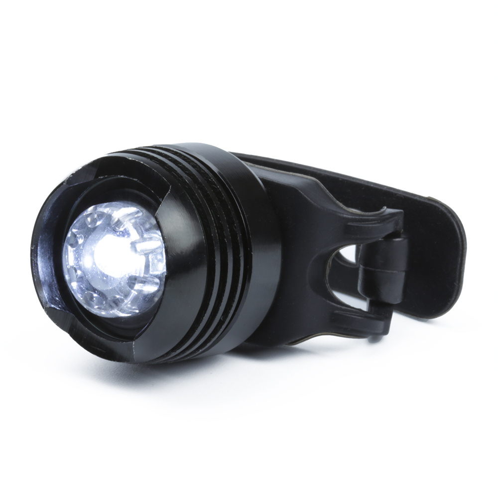 LED přední světlo na kolo bílé, 3 světelné režimy